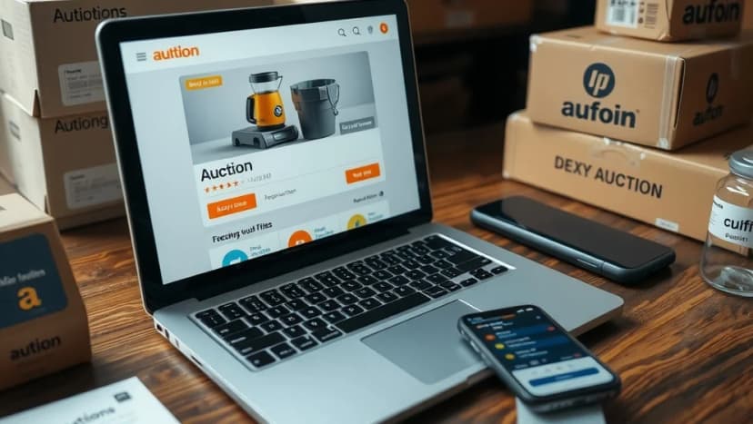 Auktioner på nätet fungerar bra för dig