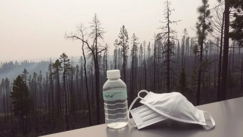 Ses efter skogsbrand längre fram